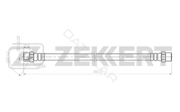 Тормозные шланги ZEKKERT BS-9046