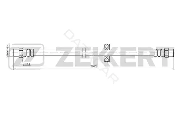 Тормозные шланги ZEKKERT BS-9053
