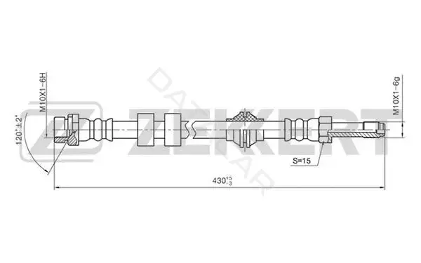 Тормозные шланги ZEKKERT BS-9055