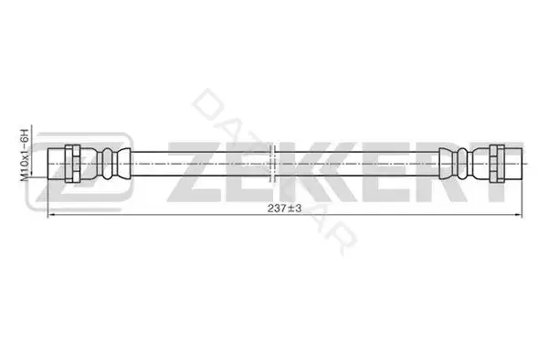 Тормозные шланги ZEKKERT BS-9060