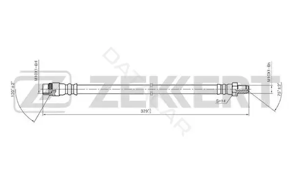 Тормозные шланги ZEKKERT BS-9084