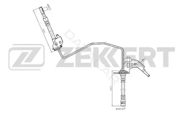Тормозные шланги ZEKKERT BS-9234