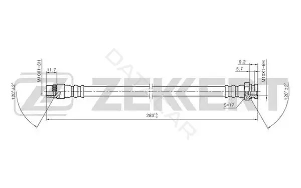 Тормозные шланги ZEKKERT BS-9237