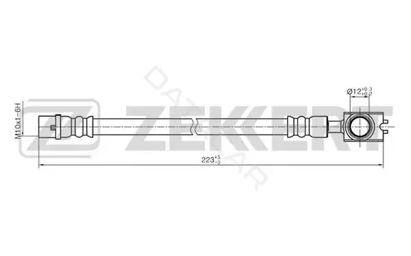 Тормозные шланги ZEKKERT BS-9243