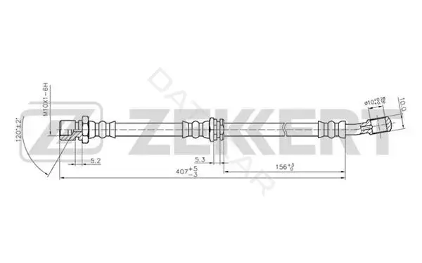 Тормозные шланги ZEKKERT BS-9252