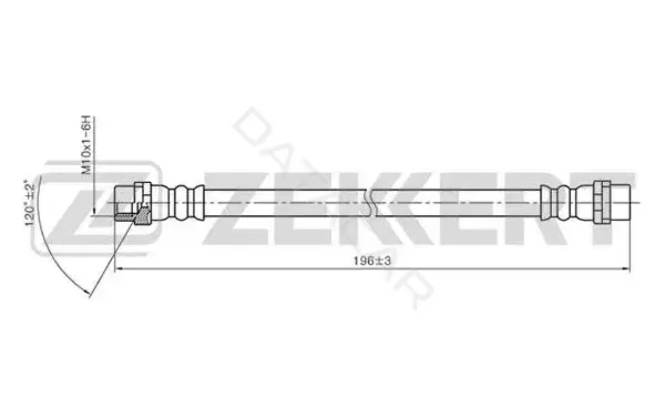 Тормозные шланги ZEKKERT BS-9257