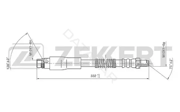 Тормозные шланги ZEKKERT BS-9286