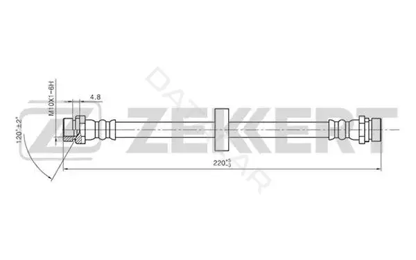 Тормозные шланги ZEKKERT BS-9295