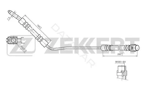 Тормозные шланги ZEKKERT BS-9325