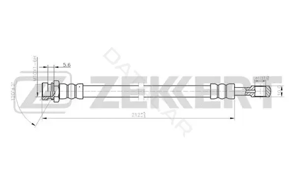 Тормозные шланги ZEKKERT BS-9361