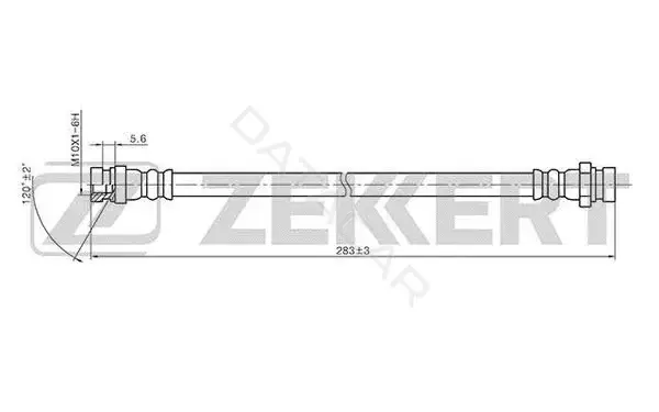 Тормозные шланги ZEKKERT BS-9388