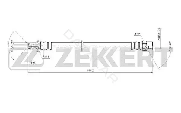 Тормозные шланги ZEKKERT BS-9389