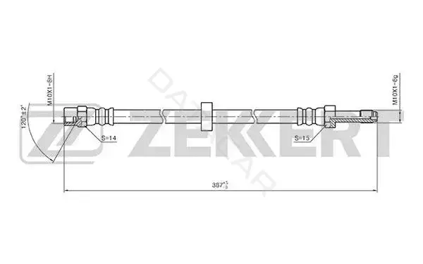 Тормозные шланги ZEKKERT BS-9390
