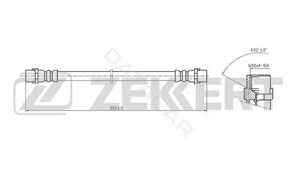 Тормозные шланги ZEKKERT BS-9393