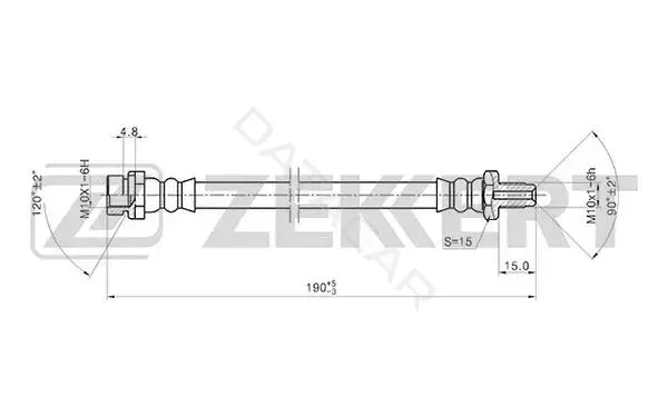Тормозные шланги ZEKKERT BS-9402