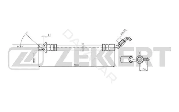 Тормозные шланги ZEKKERT BS-9406