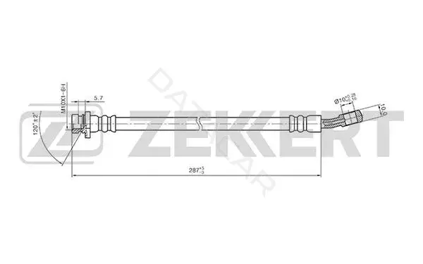 Тормозные шланги ZEKKERT BS-9407