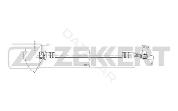 Тормозные шланги ZEKKERT BS-9413