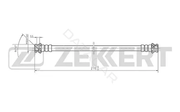 Тормозные шланги ZEKKERT BS-9415