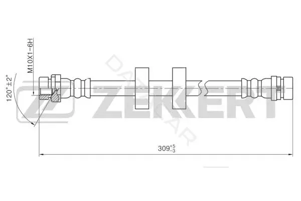 Тормозные шланги ZEKKERT BS-9432