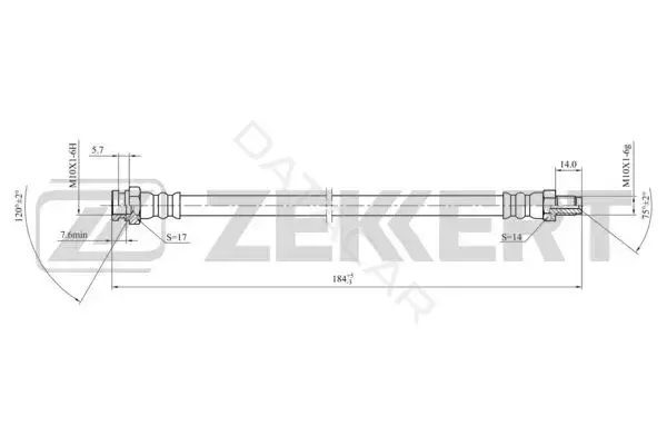 Тормозные шланги ZEKKERT BS-9435
