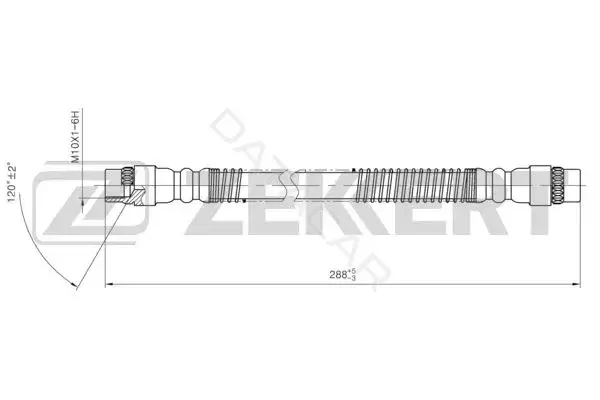 Тормозные шланги ZEKKERT BS-9437