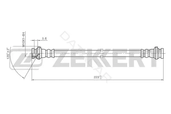 Тормозные шланги ZEKKERT BS-9438