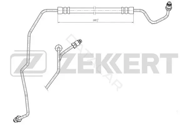 Тормозные шланги ZEKKERT BS-9442