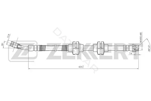 Тормозные шланги ZEKKERT BS-9447