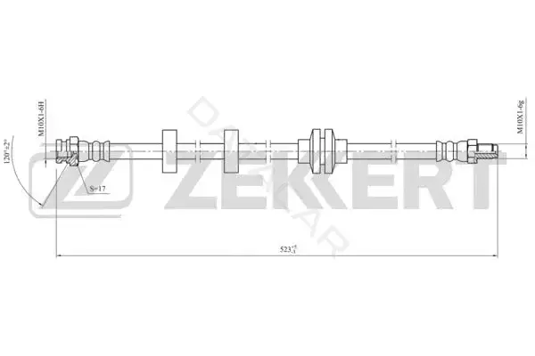 Тормозные шланги ZEKKERT BS-9450
