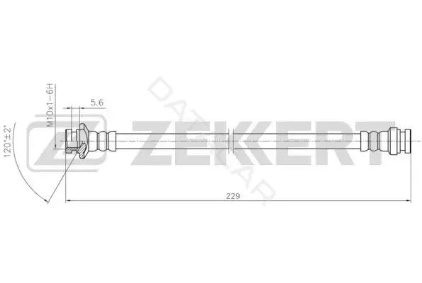 Тормозные шланги ZEKKERT BS-9458