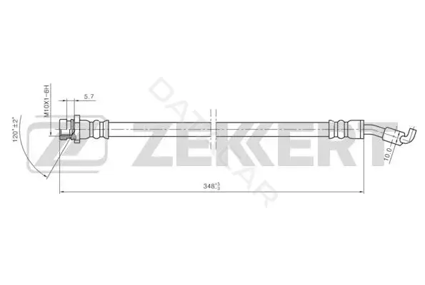Тормозные шланги ZEKKERT BS-9465