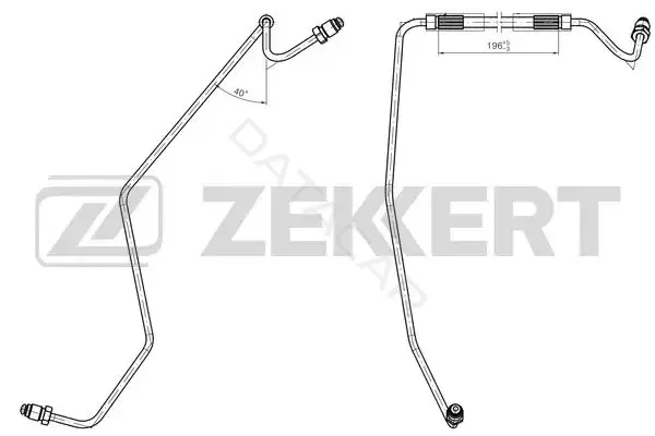 Тормозные шланги ZEKKERT BS-9482