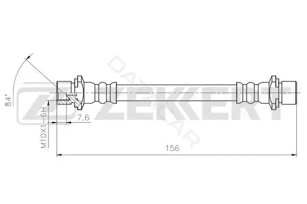 Тормозные шланги ZEKKERT BS-9499