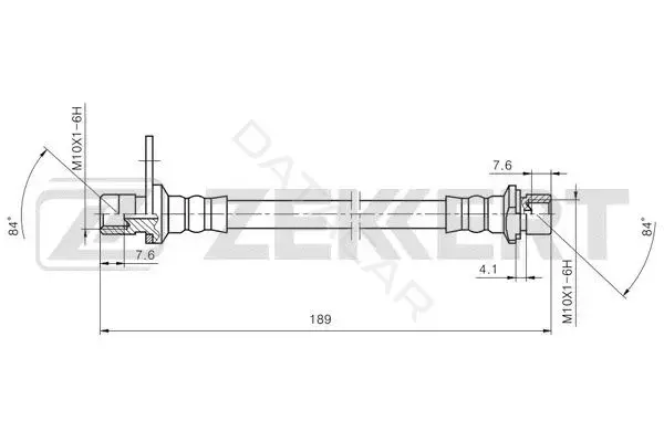 Тормозные шланги ZEKKERT BS-9500
