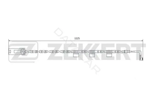 Датчик износа тормозных колодок ZEKKERT BS-8072