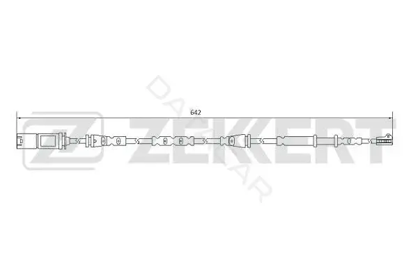 Датчик износа тормозных колодок ZEKKERT BS-8076