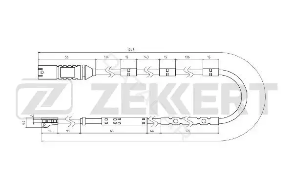 Датчик износа тормозных колодок ZEKKERT BS-8083