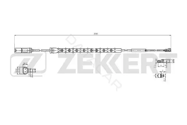 Датчик износа тормозных колодок ZEKKERT BS-8100