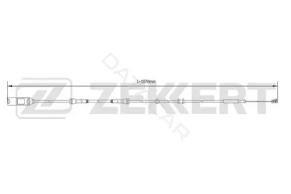 Датчик износа тормозных колодок ZEKKERT BS-8102