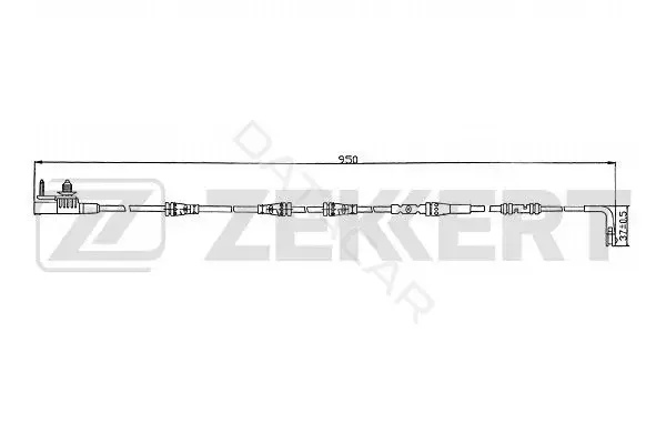 Датчик износа тормозных колодок ZEKKERT BS-8109