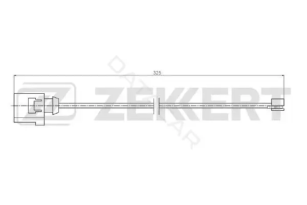 Датчик износа тормозных колодок ZEKKERT BS-8114