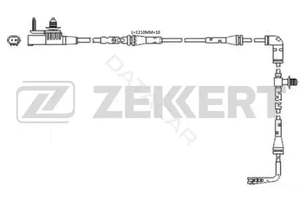 Датчик износа тормозных колодок ZEKKERT BS-8118