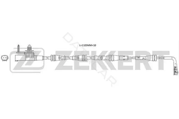 Датчик износа тормозных колодок ZEKKERT BS-8119
