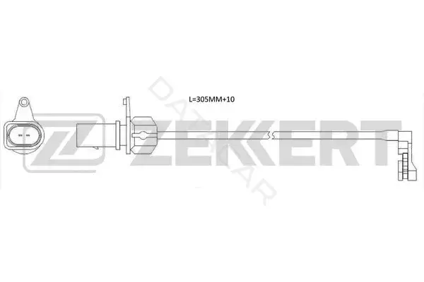 Датчик износа тормозных колодок ZEKKERT BS-8124