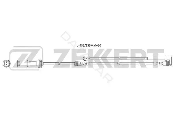 Датчик износа тормозных колодок ZEKKERT BS-8128