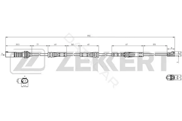 Датчик износа тормозных колодок ZEKKERT BS-8138