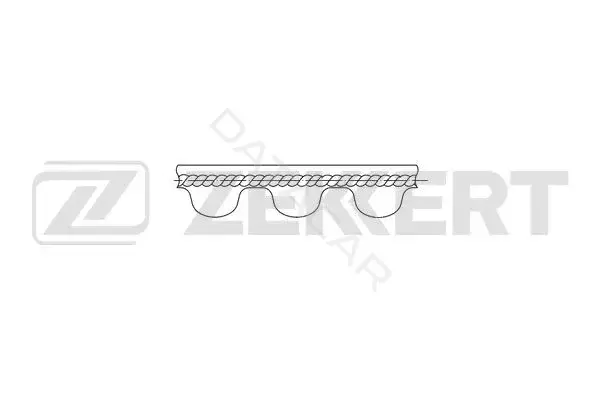 Ремень ГРМ ZEKKERT ZR-1046