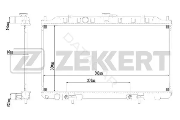 Радиатор охлаждения ZEKKERT MK-1013