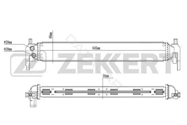 Радиатор охлаждения ZEKKERT MK-1017